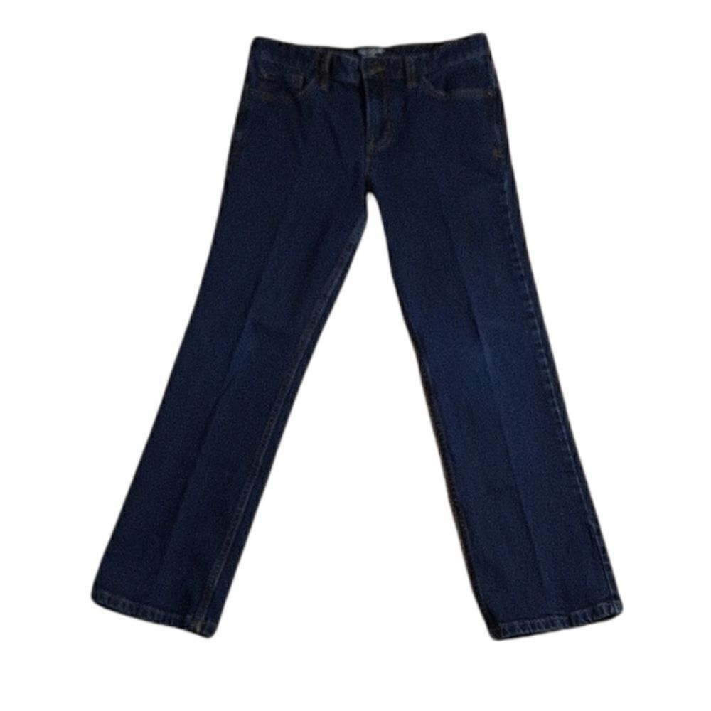Cat & Jack Relaxed Straight Fit Jeans Dark Wash 12 Husky (Boys)